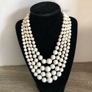 1950s Germany Four Strand Statement Necklace